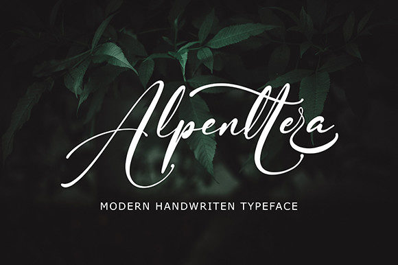 Alpenttera: A Timeless Script Font for Editorial Design