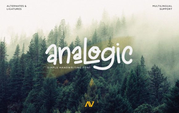Analogic: A Handwritten Font for Warm, Engaging Editorial Design