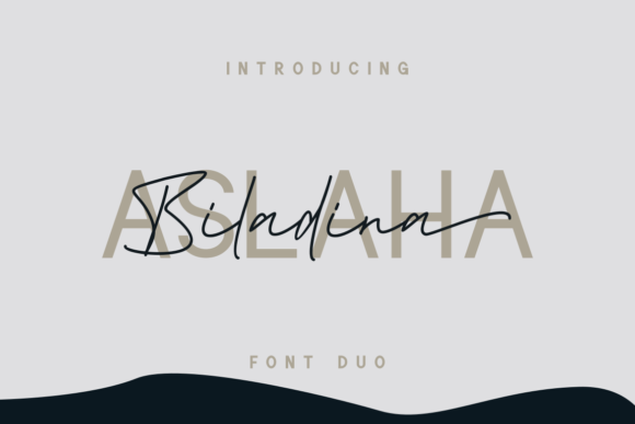 Aslaha Biladina: A Script Handwritten Font for Web Design and Branding