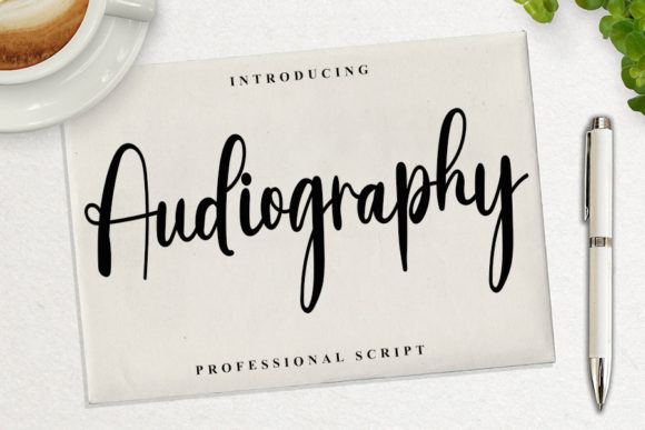 Audiography: A Script Handwritten Font for Dynamic Web Design