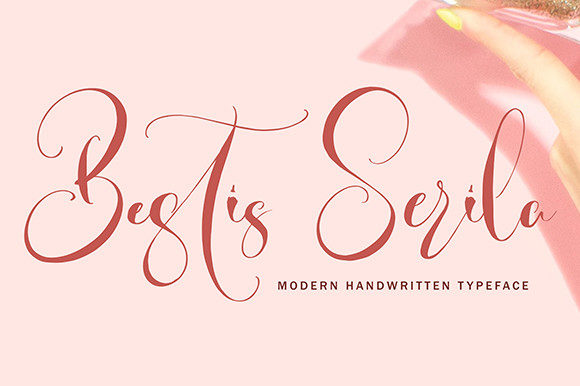 Bestis Serila: A Script Handwritten Font for Editorial Design and Creative Projects