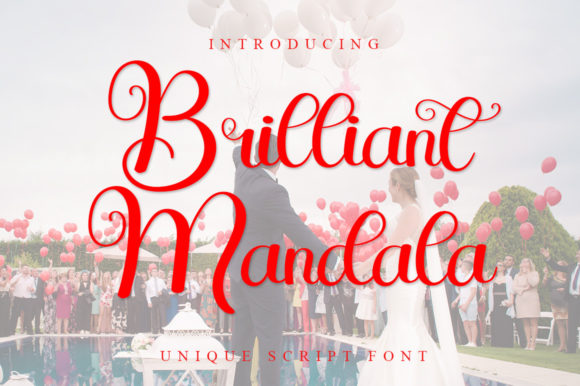 Brilliant Mandala: A Script Handwritten Font for Stunning Digital Branding