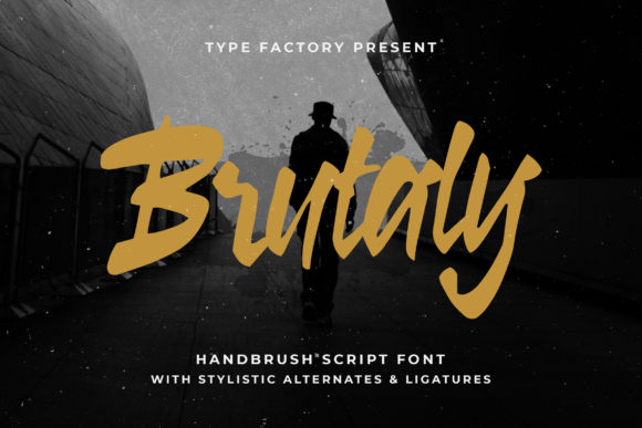 Brutaly: A Bold Script Font for Handmade Crafters and Designers
