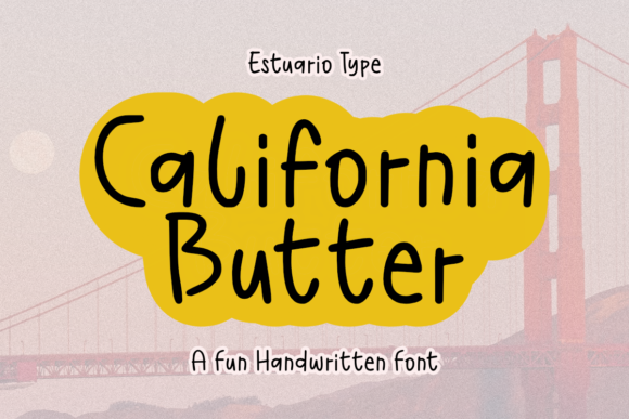 California Butter: A Quirky Script Font for Creative Projects