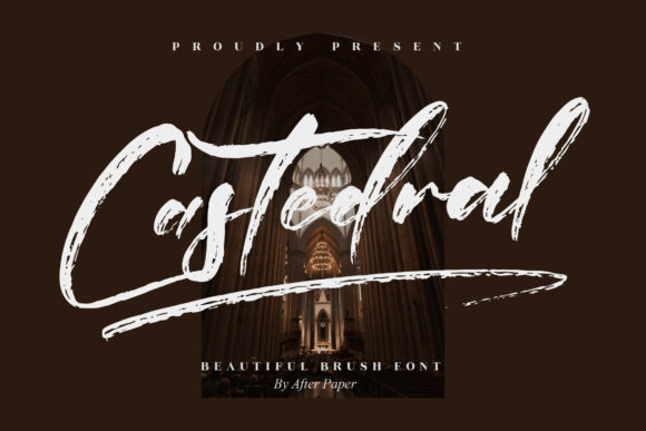 Castedral: A Script Handwritten Font for Luxury Branding