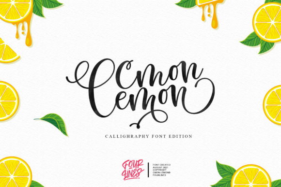 Cmon Lemon: A Script Handwritten Font for Dynamic Brand Campaigns