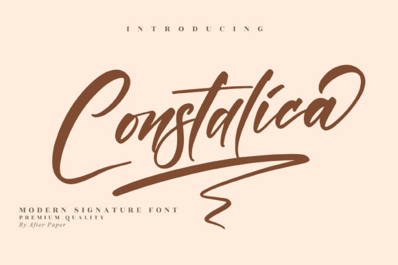 Constalica: A Timeless Script Font for Editorial Design