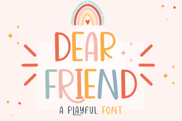 Dear Friend: A Font for Playful Storytelling and Editorial Charm