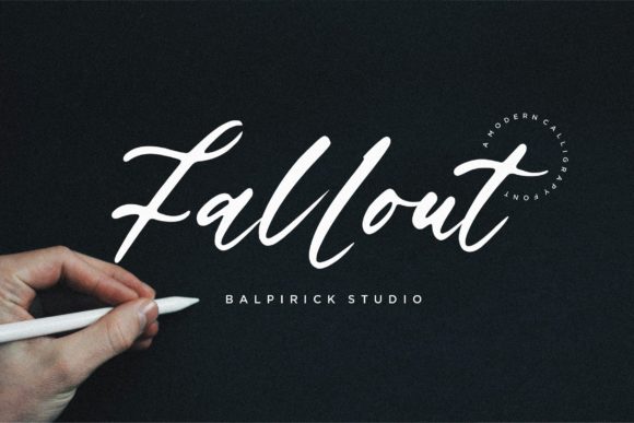 Fallout: The Handwritten Font That Elevates Your Brand