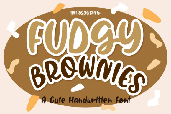Fudgy Brownies: A Playful Script Handwritten Font for Creative Projects