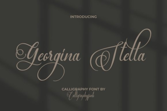 Georgina Stella: A Timeless Script Font for Handmade Creators