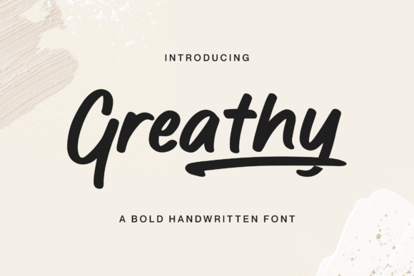 Greathy: A Script Handwritten Font That Elevates Your Creative Projects
