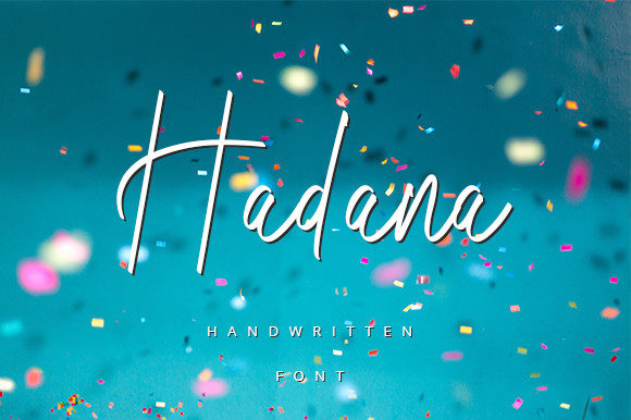 Hadana: A Script Handwritten Font for Elegant Web Design