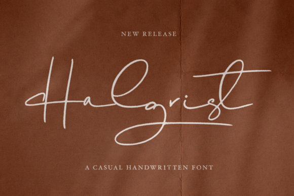 Halgrist: The Perfect Handwritten Font for Crafters and Product Creators