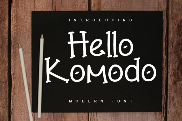 Hello Komodo: A Script Handwritten Font for Editorial Design and Branding