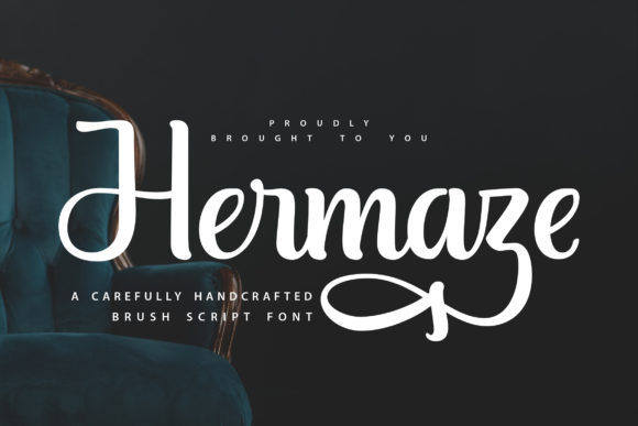 Hermaze: A Bold Script Font for Dynamic Branding and Campaign Design