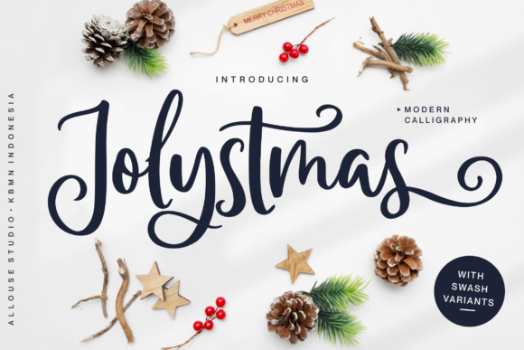 Jolystmas: A Festive Script Font for Branding and Design