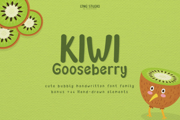 Kiwi Gooseberry: A Script Handwritten Font for Creative Campaigns