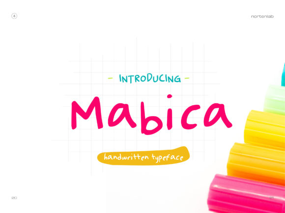 Mabica: A Script Handwritten Font for Creative Branding and Web Design