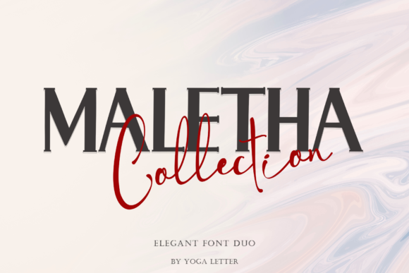 Maletha Collection: A Serif Font for Editorial Design and Brand Identity