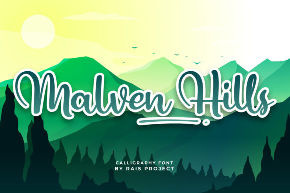 Malven Hills: The Perfect Font for Elegant Branding and Personalized Design