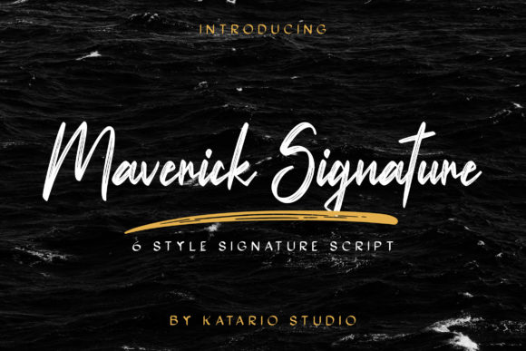 Maverick Signature: A Script Handwritten Font for Web Design and Branding