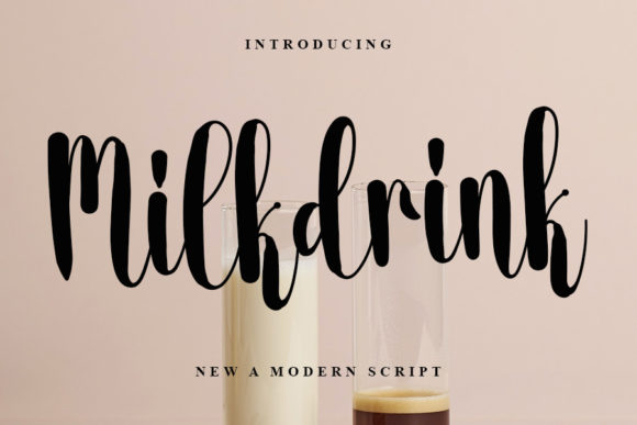 Milkdrink: The Font That Elevates Your Brand’s Visual Story