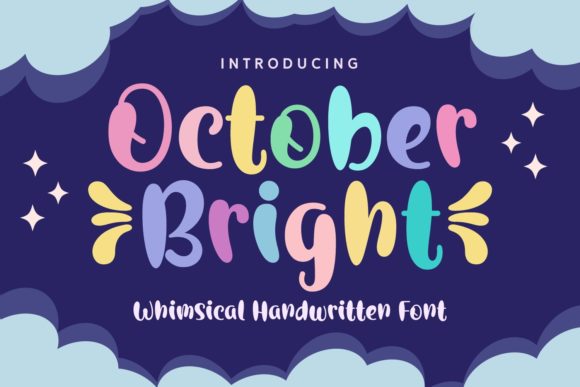 October Bright: A Playful Handwritten Font for Creative Projects