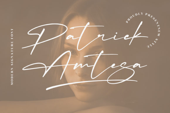 Patrick Amtesa: A Script Handwritten Font for Creative Campaigns
