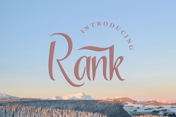 Rank: The Font That Elevates Every Campaign