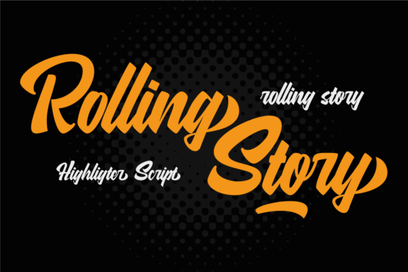 Rolling Story: A Timeless Script Font for Branding and Design