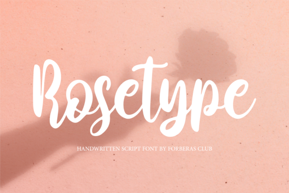 Rosetype: A Script Handwritten Font for Bold Branding and Eye-Catching Campaigns