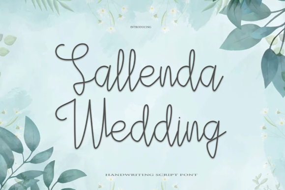 Sallenda Wedding: A Script Handwritten Font for Eye-Catching Branding and Campaigns