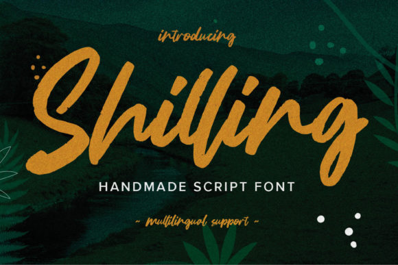 Shilling: A Script Handwritten Font for Editorial Elegance