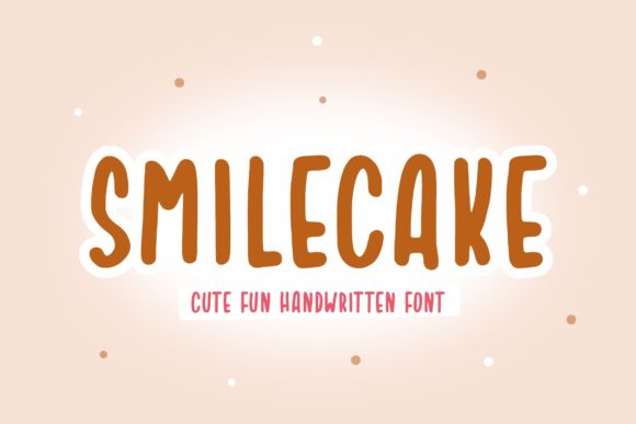 Smilecake Cute: A Handwritten Font for Creative Crafters and Designers