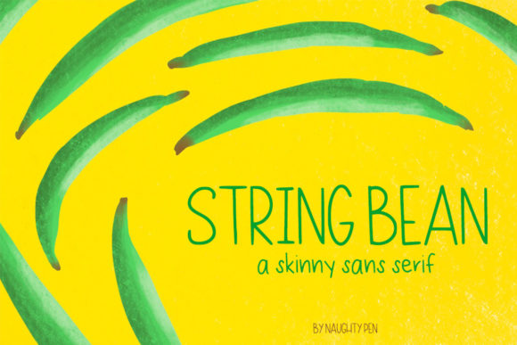 String Bean Skinny: A Minimalist Script Font for Modern Design