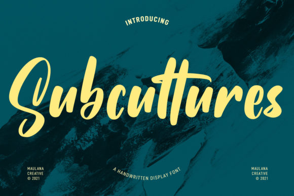 Subcultures: A Timeless Script Handwritten Font