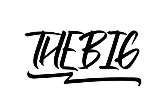 The Big Font: A Script Handwritten Style for Editorial Design and Branding