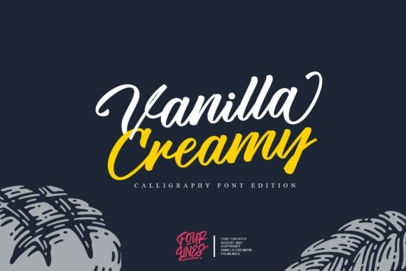 Vanilla Creamy: A Script Handwritten Font for Creative Crafters