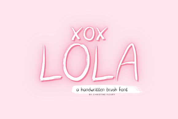 Xox Lola: A Script Handwritten Font for Creative Makers
