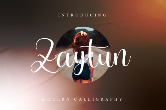 Zaytun: A Script Handwritten Font for Editorial Design and Branding